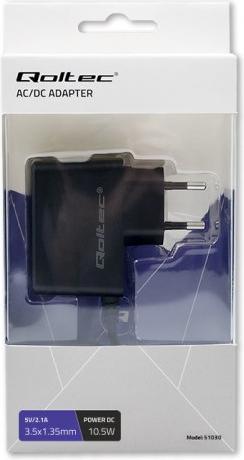 Image du produit Qoltec 51030 Alimentation électrique enfichable 10.5W (10.50 W)