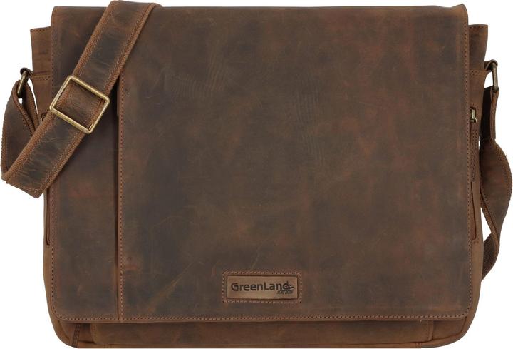 Produktbild Greenland Nature Montenegro Messenger Leder 40 cm Laptopfach