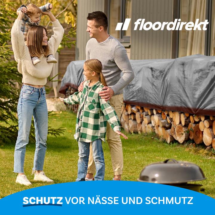 Immagine prodotto Floordirekt Copertina80 gm, 3 x 5 m, MarroneArgento (300 x 500 cm)