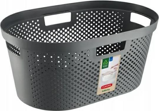 Actual product image Curver Kosz na pranie Infinity Recycled 40L szary (40 l)