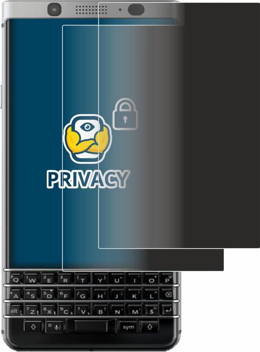 Productafbeelding BROTECT Anti-spionnetje privacyfolie Beschermfolie tegen blauw licht (2 Stuk, Blackberry KEYone)