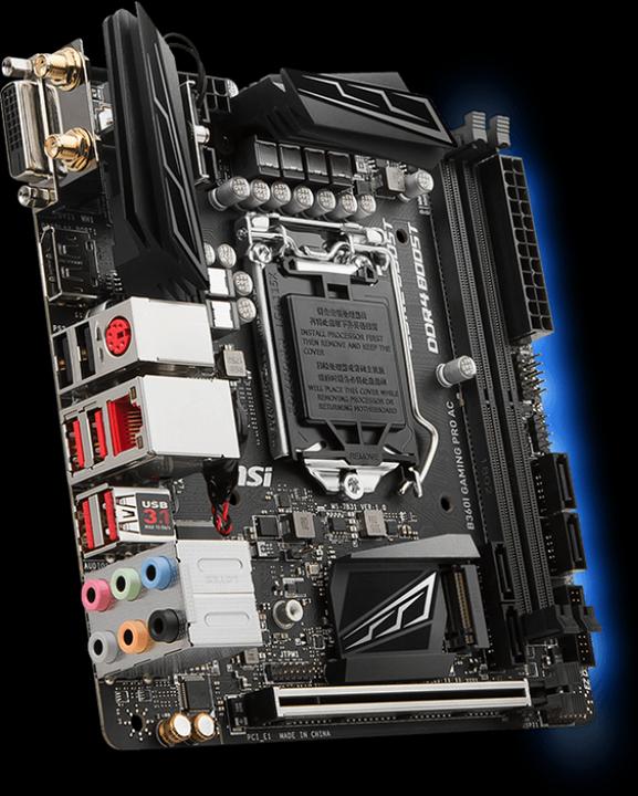 Produktbild MSI B360I Gaming Pro AC (LGA 1151, Intel B360, Mini-ITX)