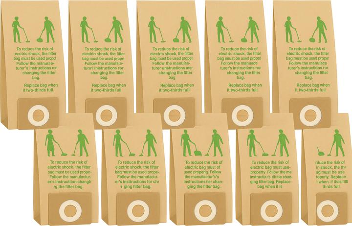 Image du produit Plutoos 10 sacs à poussière adaptés aux modèles Vorwerk Kobold 130, 131 et SC (10 x)