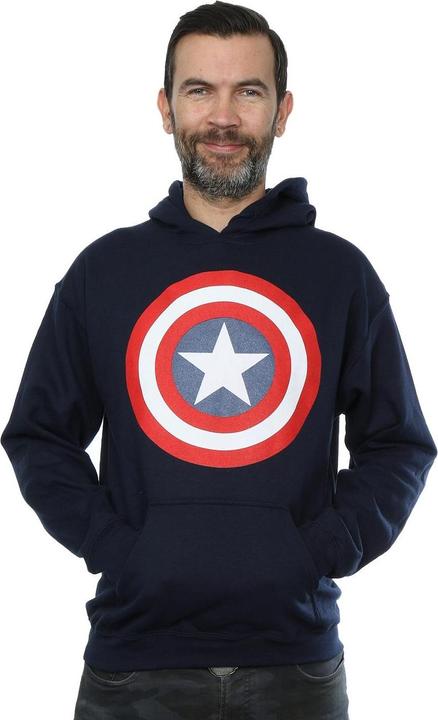 Produktbild Captain America Shield Kapuzenpullover (XL)