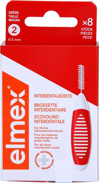 Produktbild Elmex Rot, Grösse 2 (8 x, 2 mm)