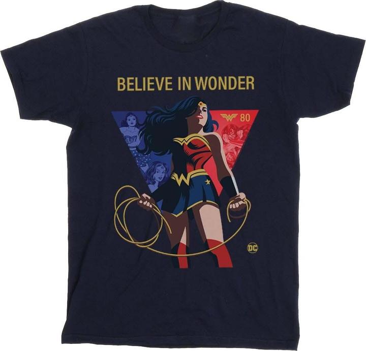 Produktbild Wonder Woman 80th Anniversary Believe In Wonder Pose TShirt (L)