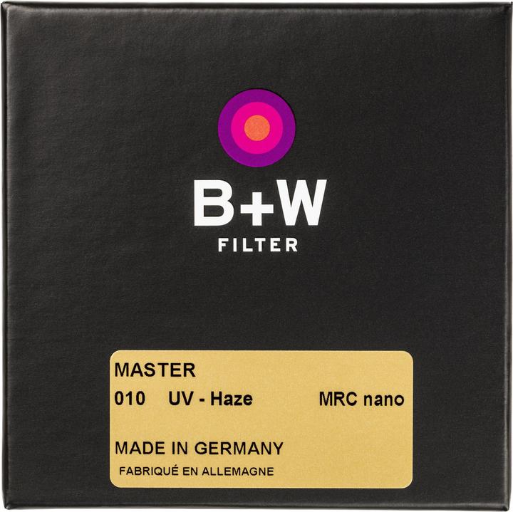 Immagine prodotto B+W FILTRO UV MRC nano MASTER 82mm (82 mm, Filtro UV, 82 mm)