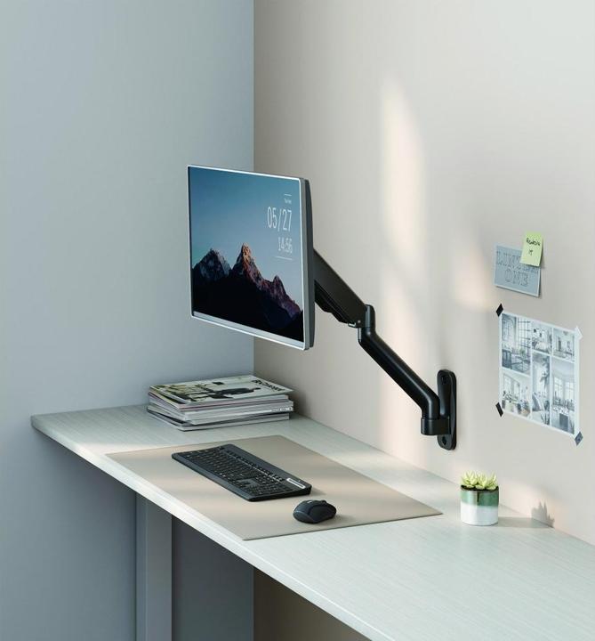 Actual product image Techly Rotatable wall bracket for 1 display 17-32" with gas spring (Wall, 32", 9 kg)