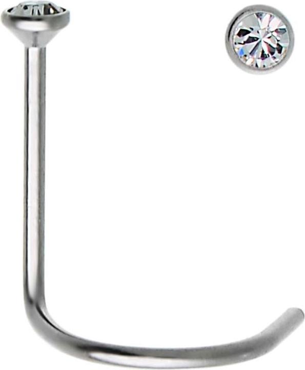 Actual product image Bijouteria Nose piercing (Stainless steel, Crystal)