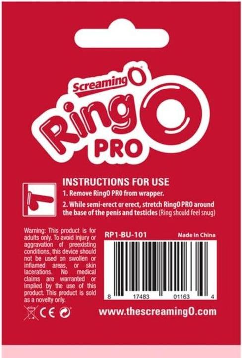 Image du produit Screaming O Ringo Pro XL Anneau Rouge