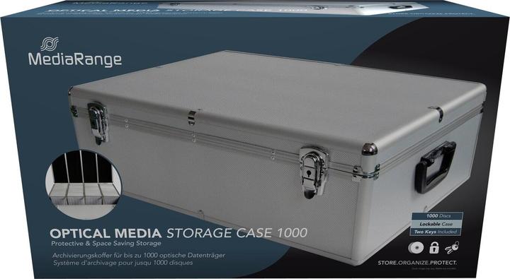 Produktbild MediaRange CD/DVD Koffer 1000fach sr