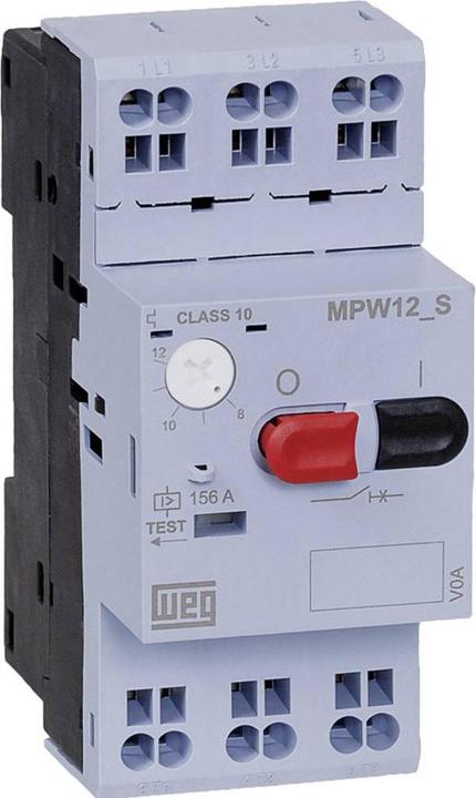 Actual product image Weg 12500990 MPW12-3-C025S Motor-protective circuit-breaker adjustable 0.25 A 1 pc.