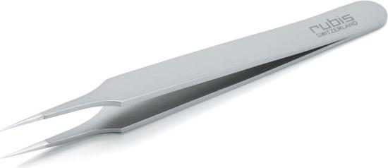 Rubis Pinzette needle nose Silber-Ionen