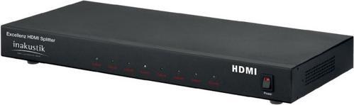 Actual product image Inakustik Excellence HDMI splitter, 1x IN -> 8x OUT