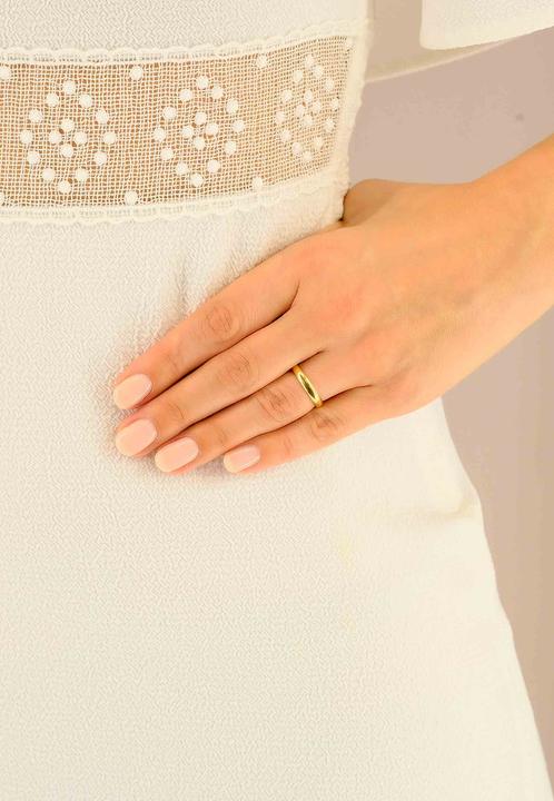 Immagine prodotto Muau Anello nuziale (58, Oro 750/18 K)
