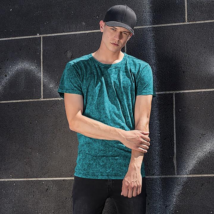 Actual product image Build Your Brand T-shirt acid washed (M)