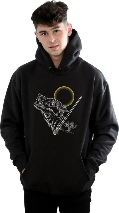 Immagine prodotto Werewolf Line Art Felpa con Cappuccio Uomo (3XL)