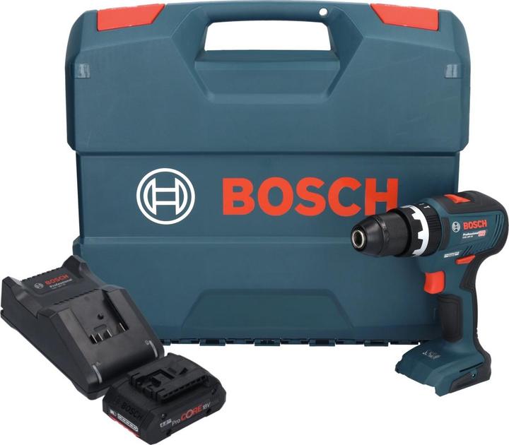 Actual product image Bosch Professional Bosch GSB 18V-55 Professional Battery Impact Drill 18 V 55 Nm Brushless + 1x ProCORE Battery 4.0 A (Rechargeable battery operated)