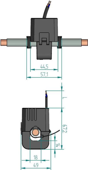 Actual product image Gossen Metrawatt SC40-B 250/5A 0,5VA