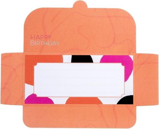 Produktbild Artebene Geschenkumschlag Happy Birthday schwarz magenta (Geschenktüte)