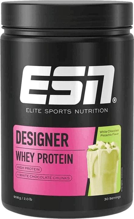 Produktbild ESN Designer Whey (White Chocolate Pistachio, 1 Stk., 908 g)