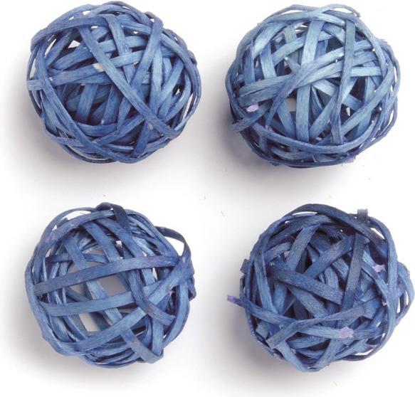Image du produit Glorex Boules de rotin 4pcs 4cm
