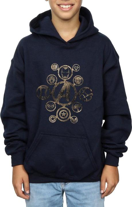Image du produit - Sweat à capuche AVENGERS INFINITY WAR ICONS - Garçon (140, 146)
