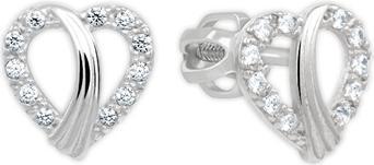 Produktbild Brilio Delicate heart earrings in white gold 239 001 01201 07