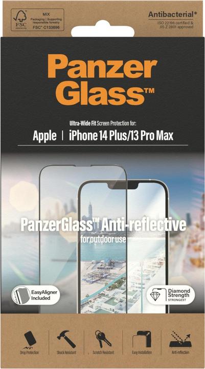 Produktbild PanzerGlass Ultra Wide Fit (1 Stück, Apple iPhone 14 Plus, Apple iPhone 13 Pro Max)