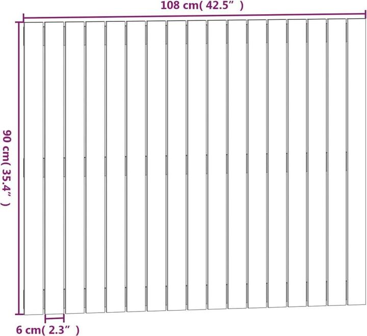 Actual product image VidaXL Chloé (127.5 x 3 x 110 cm)