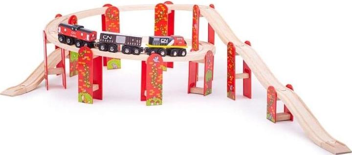 Image du produit Bigjigs Kit d'extension viaduc de piste en bois
