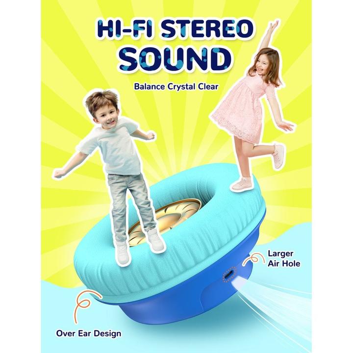 Image du produit Iclever Headphone Kids BT & Cable LED
