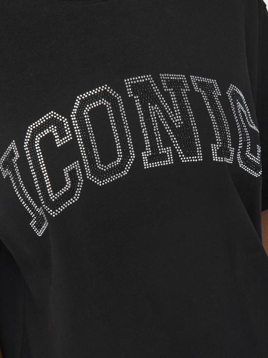 Immagine prodotto Only Vestibilità regolare Scollo rotondo T-shirt a spalla bassa (XS)