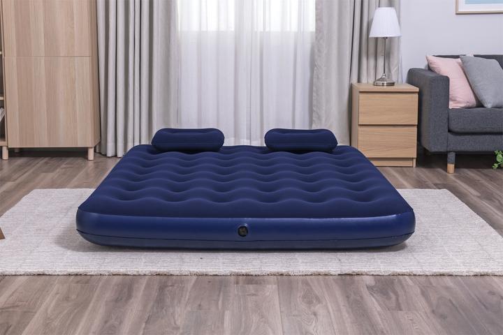 Actual product image Bestway Air Mattress Queen with Manual Hand Pump 2.03 m x 1.52 m x 22 cm