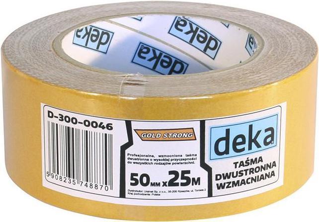 Produktbild Deka Doppelseitig verstärktes Gold Strong 50 mm x 25 m (D-300-0046) (50 mm)