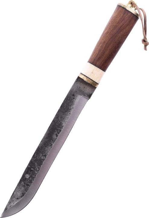 Produktbild Battle Merchant Messer mit Holzgriff und Lederscheide (27.50 cm)