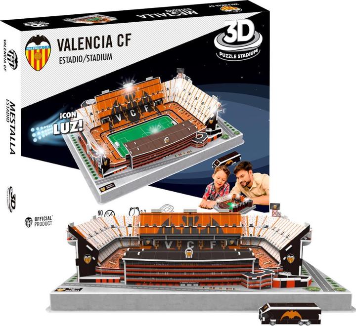 Eleven Force Valencia CF Mestalla Stadium 3D Puzzle with LED (87 pieces)
