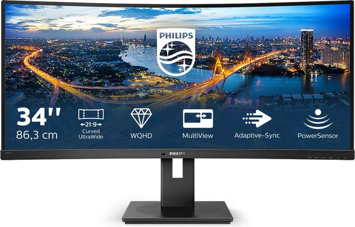 Produktbild Philips 345B1C/00 (3440 x 1440 Pixel, 34")