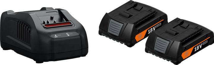 Produktbild Fein 2x Akku + Ladegerät Akku-Starter-Set GBA 18 V 2.0 Ah AS (18 V)