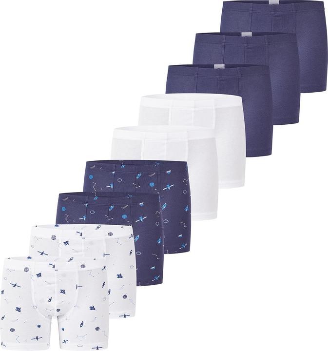 Immagine prodotto Schiesser Confezione da 10 pantaloncini da bambino in cotone biologico 95/5 (92, confezione da 10)