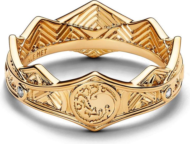 Actual product image Pandora Game of Thrones House of the Dragon Crown Ring (54)