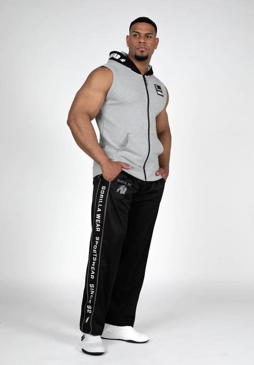 Immagine prodotto Gorilla Wear Canotta con cappuccio Milwaukee Zip - Grigio (S)