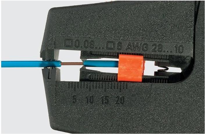 Produktbild Weidmüller Abisolierzange automatisch - 0.08-10.0 mm² - gerade (190 mm)