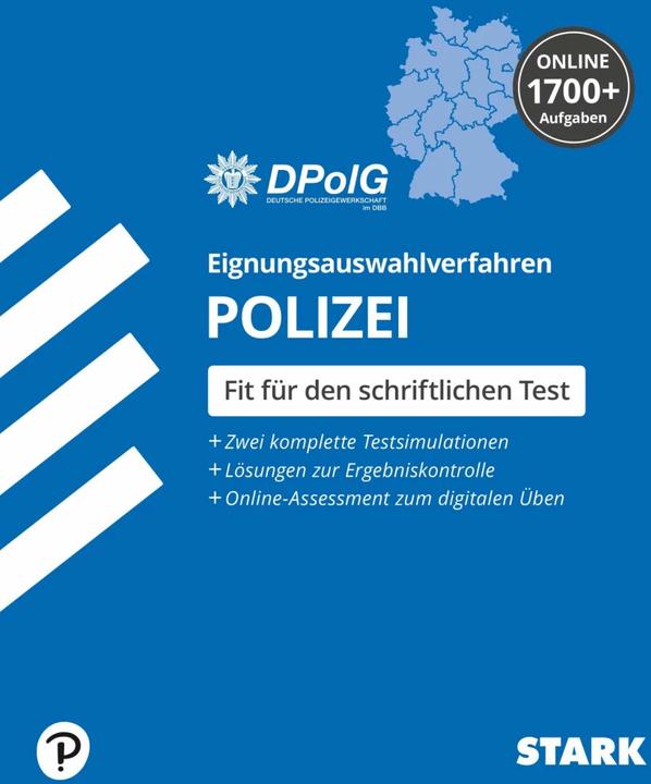 Immagine prodotto Eignungsauswahlverfahren (Einstellungstest) Polizei. Alle Landespolizeien (Tedesco, Sindacato di polizia tedesco DPolG, 2020)