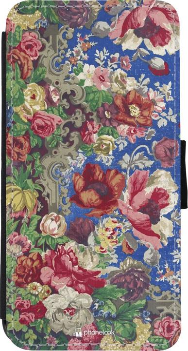 Actual product image PhoneLook Cover Wallet black Vintage Art Flowers (Apple iPhone XR)