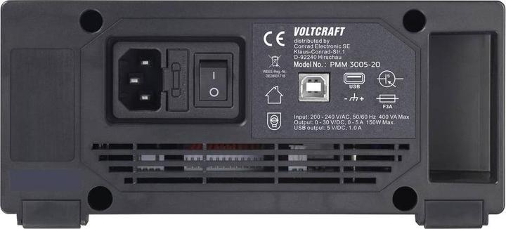 Productafbeelding Voltcraft PMM 3005-20 Multimeter en voeding digitaal CAT II 600 V display (C (CAT II 600V)