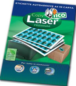 Image du produit Tico Étiquette autocollante premium Copy laser Blanc 100 pièce(s)