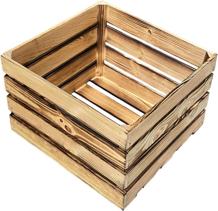 Actual product image Natura Punto Storage box wood, flamed (40 x 30 x 40 cm)