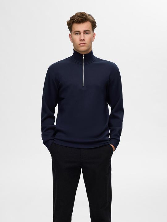 Actual product image Selected Homme Slhemanuel Soft Zip High Neck Sweat Noos (XL)