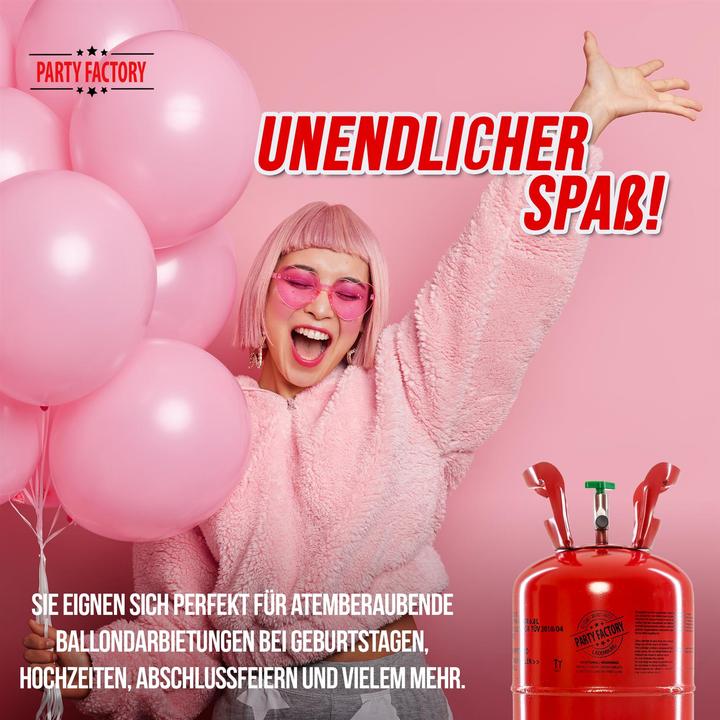 Actual product image Helium bottle